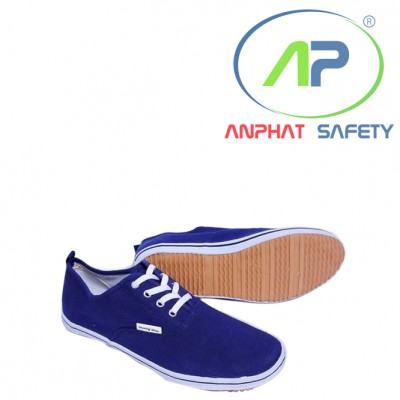 VN-Giày bata thượng đình đế kép (cột dây, xanh đen) Size 36